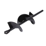 Burghiu de pamant pentru bormasina Micul Fermier, spirala din otel, 6 cm x 22 cm