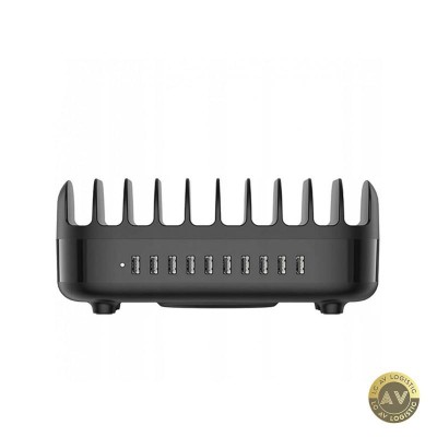 Incarcator Statie Orico DUK-10P-V1 120W 2.4A 10 x USB-A Negru foto