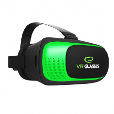 Ochelari Virtuali verde/gri petrol compatibili Google Cradboard cu telecomanda conectare Bluetooth pentru telefoane Smart cu ecran intre 3.5 si 6aA?At foto