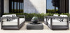 Set mobilier premium din aluminiu, pentru terasa/gradina/balcon, model Dubai, Virtuoso