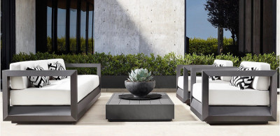 Set mobilier premium din aluminiu, pentru terasa/gradina/balcon, model Dubai foto