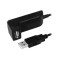 Cablu USB 2.0 A soclu mama - USB A mufa tata nichelat 1.5m negru