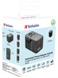 Verbatim Gan Iii Universal Travel Adapter Uta-06 Pd100w Qc 4+