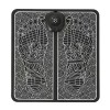 Aparat Masaj Picioare cu Vibratii, Covoras EMS, Incarcare USB, Ecran LED, 8 Moduri, 19 Nivele Intensitate, Alb/Negru