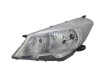 Far Toyota Yaris (Xp130), 03.2011-07.2014, partea Stanga, H4; electric; cadru reflector gri; fara motor, DEPO