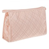 Portfard Dama Matlasat, Power Pink, Fermoar Auriu, 27x7x18cm, Oem