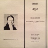 Vinil LP # Franz Schubert - Mannheim Piano Quintet* &lrm;&ndash; Piano Quintet in A Major, Op.114 ("The Trout") (VG+)