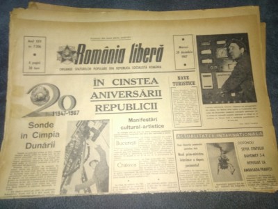 21 ZIARE ROMANIA LIBERA 1966 1967 foto