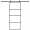 vidaXL Ușă glisantă cu set feronerie, 90x205 cm, sticlă ESG/aluminiu 3332871