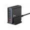 Incarcator Statie Tech-Protect DC80W, 80W, 3A, 2 x USB-A - 4 x USB-C, Negru