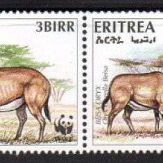 ERITREA 1996, Fauna WWF, serie neuzata, MNH