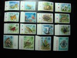 SEYCHELLES ZIL ELOIGNE SESEL 1980 FAUNA SERIE MNH, Nestampilat