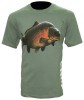 Tricou Carp T-Shirt Olive/Green XL - Zfish, Barbati, Tricou pescar