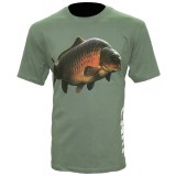 Tricou Carp T-Shirt Olive/Green XL - Zfish