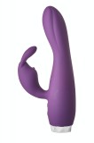 Vibrator Iepuras 8 Moduri Vibratii, Silicon, Violet, 17 cm