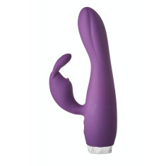 Vibrator Iepuras 8 Moduri Vibratii, Silicon, Violet, 17 cm