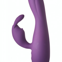 Vibrator Iepuras 8 Moduri Vibratii, Silicon, Violet, 17 cm