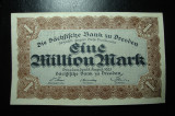 GERMANIA / DRESDA 1.000.000 MARKS 1923 UNC-