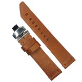 Cumpara ieftin Curea de ceas Anti-alergica maro din piele naturala 20mm 22mm 24mm WZ4176D, Time Veranda