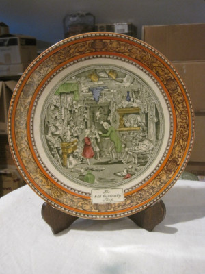ADAMS DECORATIVE PLATE - CHARLES DICKENS` `THE OLD CURIOSITY SHOP` foto