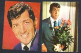 Carte postala actori straini Dean Martin x 2 vedere comunism colectie