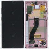 Samsung Galaxy Note 10 (SM-N970F) Unitate de afișare completă aura roz GH82-20817F GH82-20818F