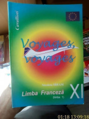 Voyages, Voyages &amp;amp;#8211; manual limba franceza clasa a XI-a foto