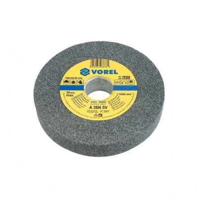 Disc abraziv pentru polizor de banc 150 x 32 x 25 mm Vorel 08869 foto