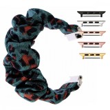 Curea textila elastica, compatibila Apple Watch 9|8|7|6|5|4|3|2|1 Series, 41mm|40mm|38mm, Scrunchies 21