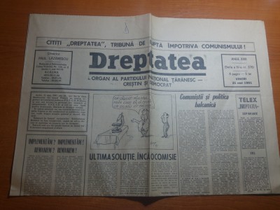 dreptatea 31 mai 1991-afacerea oltcit,comunistii si politica balcanica foto