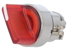 Comutator Rotativ 22mm cu LED Roșu IP66