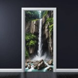 Folie imprimata color pentru decor Usa, dimensiune 200 x 90cm, model: AVX-DR21, AVEX
