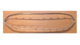 Rama grila masca fata Ford Mondeo, 03.2015-03,2022, fusion usa, 04.2012-06.2016, parte montare cromata, 32D205-1, Aftermarket -Cleme Rupte