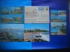 HOPCT LOT NR 827 AURORA-LITORAL -CT-5 CARTI POSTALE-RSR-CIRCULATE, Circulata, Printata, Constanta