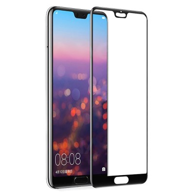 Folie Protectie Ecran Imak pentru Huawei P20, Sticla securizata, Full Face, Full Glue, 3D, Neagra foto