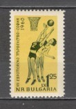 Bulgaria.1960 C.E. de baschet feminin SB.100, Nestampilat