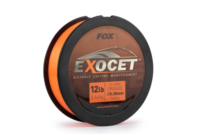 Fox Exocet Fluoro Orange Mono 0.26mm / 4.90kg;/1000