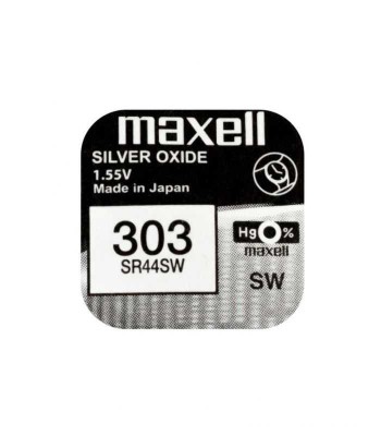 Baterie ceas Maxell SR44SW V303 AG13 1.55V oxid de argint 1buc foto