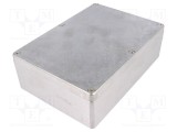 Carcasă universală GAINTA din aluminiu natural, dimensiuni 121mm x 171mm x 55mm