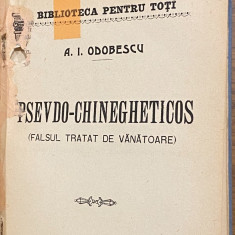 A. I. Odobescu - Pseudo - Chinegheticos - falsul tratat de vantoare