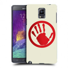 Husa Samsung Galaxy Note 4 N910 Silicon Gel Tpu Model Stop Hand foto