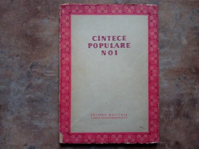CANTECE POPULARE NOI , 1959 foto