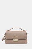 Lacoste poșetă de piele culoarea bej, NF5099PH