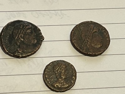 Lot 3 monede romane foto
