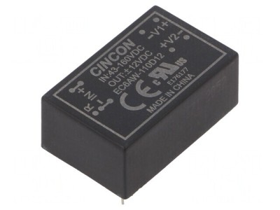Convertor DC/DC 10W 43-160V la 12V/-12V EC6AW-110D12 foto