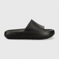 Skechers papuci Horizon femei, culoarea negru