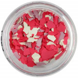 Confetti mare cu o formă nedefinită - bej, coral, roz cu aspect &icirc;nvechit