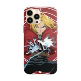 Husa compatibila cu Apple iPhone 14 model Edward Elric Fullmetal Alchemist, Silicon, TPU, Viceversa