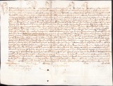 PM258N Bulă papală emisă de Papa Benedict al XIV-lea, 1744, pe pergament