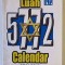LUAH CALENDAR 5772 , 2011 -2012 , SUPLIMENT AL REVISTEI &#039; REALITATEA EVREIASCA &#039;